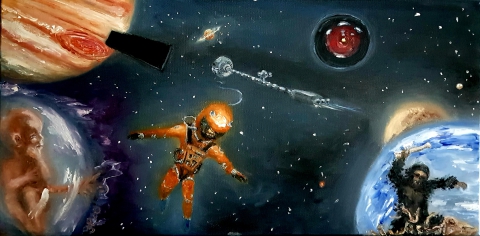 2001, Space Odyssey, Kubrick, Monolith, HAL, Jupiter, Starchild, Bowman