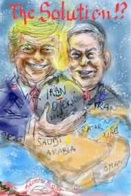 Arab Gulf States, USA, Israel, Iran, Golf, War