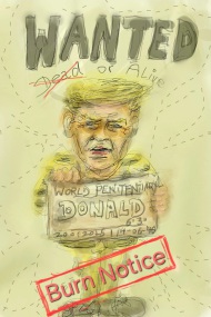 Trump, War, Iran, Wanted, Burn Notice
